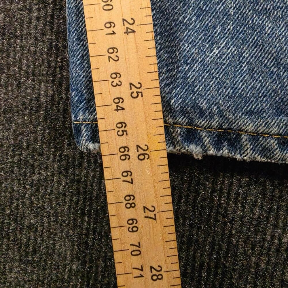 Fashion Nova Two-Tone Blue Straight Leg Jeans - Picture 2 of 8